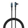 RockRose OneLink Pro 60W - 3A USB-C Cable - 1m Right Angled - PVC / Nylon / Metal Casing RockRose OneLink Pro 60W - 3A USB-C Cable - 1m Right Angled - PVC / Nylon / Metal Casing
