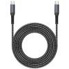 RockRose Powerline 60W USB-C to USB-C Cable - 2m - Kevlar Fiber Braided - 70kg Tension - 10000+ Plug / Pull - 5000 Bending Test RockRose Powerline 60W USB-C to USB-C Cable - 2m - Kevlar Fiber Braided - 70kg Tension - 10000+ Plug / Pull - 5000 Bending Test
