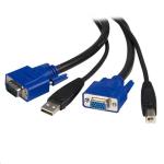 StarTech.com SVUSB2N1 15 15 ft 2-in-1 Universal USB KVM Cable