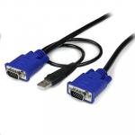 StarTech SVECONUS10 10 ft 2-in-1 Ultra Thin USB KVM Cable