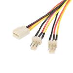 StarTech.com TX3SPLIT12 Fan Power Splitter Cable - 30cm TX3 - 12in
