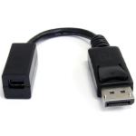 StarTech.com DP2MDPMF6IN 15cm (6in) DisplayPort to Mini DisplayPort Cable - 4K x 2K UHD Video - DisplayPort Male to Mini DisplayPort Female Adapter Cable - DP to mDP 1.2 Monitor Extension Cable