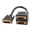StarTech.com DVISPL1DD DVI Splitter Cable - 30cm (1ft) DVI to 2x DVI Video Splitter Cable StarTech.com DVISPL1DD DVI Splitter Cable - 30cm (1ft) DVI to 2x DVI Video Splitter Cable