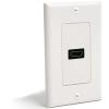 StarTech.com HDMIPLATE Single Outlet Female HDMI Wall Plate White Add an In-wall HDMI Connection Port, for Neat, Professional Quality Video Installations. StarTech.com HDMIPLATE Single Outlet Female HDMI Wall Plate White Add an In-wall HDMI Connection Port, for Neat, Professional Quality Video Installations.