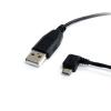 StarTech.com UUSBHAUB3LA USB 2.0 - 480Mbps USB-A to Micro USB Cable - 1m - Black Left Angle - Micro USB - 90 Degree StarTech.com UUSBHAUB3LA USB 2.0 - 480Mbps USB-A to Micro USB Cable - 1m - Black Left Angle - Micro USB - 90 Degree