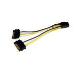 StarTech.com SATPCIEXADAP SATA to 6 Pin PCIe Power Cable Adapter