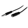 StarTech.com MU1MMFS 3.5mm Stereo Audio Extension Cable - 1m Slim - Male to Female StarTech.com MU1MMFS 3.5mm Stereo Audio Extension Cable - 1m Slim - Male to Female