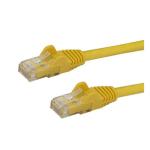 StarTech.com N6PATC2MYL Cat6 - 10GbE - 100W PoE++ Ethernet Cable - 2m - Yellow Gigabit Ethernet Wire / 650MHz 100W PoE++ RJ45 UTP Category 6 Network / Patch Cord Snagless with Strain Relief Fluke Tested UL / TIA Certified - Male to Male