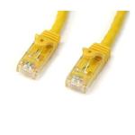 StarTech.com N6PATC3MYL Cat6 - 10GbE - 100W PoE++ Ethernet Cable - 3m - Yellow Gigabit Ethernet Wire / 650MHz 100W PoE++ RJ45 UTP Category 6 Network / Patch Cord Snagless with Strain Relief Fluke Tested UL / TIA Certified - Male to Male