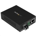 StarTech MCM1110MMLC Multimode (MM) LC Fiber Media Converter for 10/100/1000 Network - 550m - Gigabit Ethernet - 850nm - with SFP Transceiver - MCM1110MMLC