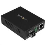 StarTech.com MCM1110MMLC Multimode (MM) LC Fiber Media Converter for 10/100/1000 Network - 550m - Gigabit Ethernet - 850nm - with SFP Transceiver - MCM1110MMLC