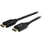 StarTech.com HDMM2MP 4K 60Hz - HDR10 HDMI Cable with Ethernet - 2m (6ft) - Black Premium Certified HDMI 2.0 Cable with Ethernet - High Speed Ultra HD 4K 60Hz HDMI Cable HDR10 - HDMI Cord (Male/Male Connectors) - For UHD Monitors / TVs / Dis