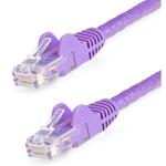 StarTech.com 650MHz - 100W PoE - Cat6 Ethernet Cable - 10m - Purple Gigabit Ethernet Wire - RJ45 - UTP - Network-Patch Cord - Snagless - Strain Relief - Fluke Tested - UL-TIA Certified
