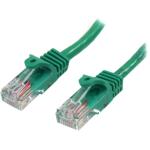 StarTech.com 45PAT50CMGN Cat5e Ethernet Patch Cable - 50cm - Green Snagless - RJ45 Connectors