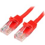 StarTech.com 45PAT10MRD Cat5e Ethernet Patch Cable - 10m - Red Snagless - RJ45 Connectors