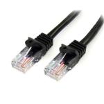 StarTech.com 45PAT7MBK Cat5e Patch Cable - 7m - Black Snagless - RJ45 Connectors