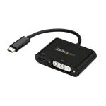 StarTech.com CDP2DVIUCP USB-C to DVI Adapter - Power Delivery (USB PD) - Power Pass Through Charging - USB-C Adapter - DVI Adapter - UBC-C Dongle
