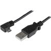 StarTech.com USBAUB50CMRA USB 2.0 - 480Mbps USB-A to Micro USB Cable - 50cm Right Angle - Micro USB - 24 AWG StarTech.com USBAUB50CMRA USB 2.0 - 480Mbps USB-A to Micro USB Cable - 50cm Right Angle - Micro USB - 24 AWG
