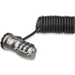StarTech.com LTLOCK3DCOIL 2m (6ft) Self-Coiling Laptop Cable Lock - Portable 3-Digit Combination Security Cable Lock for K-Slot Laptop/Computer/Desktop/Device - Coiled Anti-Theft Steel Cable Lock