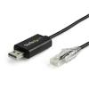 StarTech.com ICUSBROLLOVR 460Kbps Cisco USB Console Cable - 1.8m (6ft) Cisco USB Console Cable - USB to RJ45 Rollover Cable - Windows / Mac and Linux Compatible StarTech.com ICUSBROLLOVR 460Kbps Cisco USB Console Cable - 1.8m (6ft) Cisco USB Console Cable - USB to RJ45 Rollover Cable - Windows / Mac and Linux Compatible