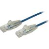 StarTech.com N6PAT250CMBLS Cat6 - Slim Patch Cord - 2.5m - Blue Slim CAT6 Patch Cord - Male to Male StarTech.com N6PAT250CMBLS Cat6 - Slim Patch Cord - 2.5m - Blue Slim CAT6 Patch Cord - Male to Male