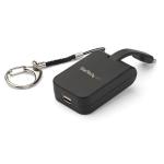 StarTech.com CDP2MDPFC Compact USB-C to Mini DisplayPort Adapter - 8K 60Hz/4K USB-C to mDP 1.4 Video Converter w/Keychain R Ring - USB Type-C DP Alt Mode (HBR3 HDR DSC) to mDP Monitor - TB3 Compatible