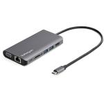 StarTech.com USB-C Single 4K Mobile Dock, support 100W Power Delivery, HDMI x1, VGA x1, USB-C x1, USB3.0 x2, RJ45 x1, 3.5mm Audio x1, support Apple / Android & Chrome / Windows, 3yr warranty