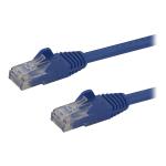 StarTech.com N6PATC150CMBL Cat6 - 10GbE - 100W PoE Ethernet Cable - 1.5m - Blue Gigabit Ethernet Wire / 650MHz 100W PoE RJ45 UTP Network / Patch Cord Snagless with Strain Relief Fluke Tested / Wiring is UL Certified / TIA - Male to Male