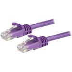 StarTech.com N6PATC150CMPL Cat6 - 10GbE - 100W PoE Ethernet Cable - 1.5m - Purple Gigabit Ethernet Wire / 650MHz 100W PoE RJ45 UTP Network / Patch Cord Snagless with Strain Relief Fluke Tested / Wiring is UL Certified / TIA - Male to Male