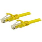 StarTech.com N6PATC150CMYL Cat6 - 10GbE - 100W PoE Ethernet Cable - 1.5m - Yellow Gigabit Ethernet Wire / 650MHz 100W PoE RJ45 UTP Network / Patch Cord Snagless with Strain Relief Fluke Tested / Wiring is UL Certified / TIA - Male to Male