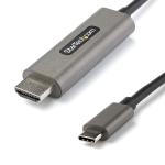 StarTech.com CDP2HDMM1MH 4K 60Hz - HDR10 USB-C to HDMI Cable - 1m (3ft) - Black