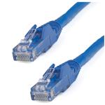StarTech.com N6LPATCH10MBL Cat6 - 10GbE - LSZH Ethernet Cable - 10m - Blue LSZH CAT6 / 10 Gigabit / RJ45 UTP Network Patch Cord Snagless with Strain Relief - Male to Male