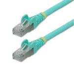 StarTech.com NLAQ-750-CAT6A-PATCH Cat6a - 10GbE - LSZH Ethernet Cable - 7.5m - Aqua LSZH - Male to Male