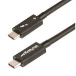 StarTech.com TBLT4MM1M 40Gbps - 100W Thunderbolt 4 Cable - 1m 40Gbps - 100W - 3ft