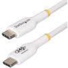 StarTech.com USB2EPR2MW USB-C - 240W USB-C Cable - 2m - White 240W PD EPR - USB-C Charging Cable StarTech.com USB2EPR2MW USB-C - 240W USB-C Cable - 2m - White 240W PD EPR - USB-C Charging Cable