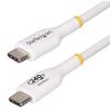 StarTech.com USB2EPR1MW USB-C - 240W USB-C Cable - 1m - White 240W PD EPR - USB-C Charging Cable StarTech.com USB2EPR1MW USB-C - 240W USB-C Cable - 1m - White 240W PD EPR - USB-C Charging Cable