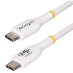 StarTech.com USB2EPR1MW USB-C - 240W USB-C Cable - 1m - White 240W PD EPR - USB-C Charging Cable