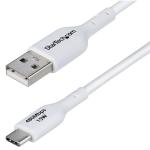 StarTech.com USB2AC2MNCWHE USB 2.0 - 480Mbps USB-A to USB-C Cable - 2m - White Charging
