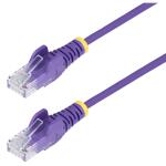 StarTech.com N6PAT150CMPLS 1.5m Purple Slim CAT6 Ethernet Cable