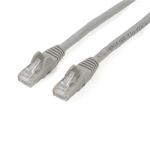 StarTech.com N6PATC2MGR Cat6 - 10GbE - 100W PoE++ Ethernet Cable - 2m - Gray Gigabit Ethernet Wire / 650MHz 100W PoE++ RJ45 UTP Category 6 Network / Patch Cord Snagless with Strain Relief Fluke Tested UL / TIA Certified - Male to Male