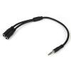 StarTech.com MUY1MFFS 3.5mm Stereo Audio Splitter Cable - Unknown 3.5mm Audio Extension Cable / Slim Audio Splitter Y Cable and Headphone Extender / Male to 2x Female AUX Cable StarTech.com MUY1MFFS 3.5mm Stereo Audio Splitter Cable - Unknown 3.5mm Audio Extension Cable / Slim Audio Splitter Y Cable and Headphone Extender / Male to 2x Female AUX Cable