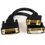 StarTech.com DVI92030202L DVI Splitter Cable - 20cm (8in) DVI-I to DVI-D-VGA - Wyse Compatible
