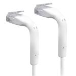 Ubiquiti UniFi Cat6 10GbE Bendable Patch Cable - 0.3m, White