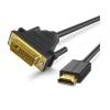 UGREEN UG-10135 HDMI to DVI Cable - 2m - Black UGREEN UG-10135 HDMI to DVI Cable - 2m - Black