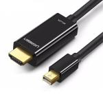 UGREEN UG-20848 Mini DP Male to HDMI Cable 4K 1.5m (Black)