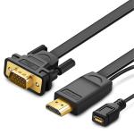 UGREEN UG-30449 HDMI to VGA Converter Cable 1.5m (Black)