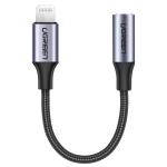UGREEN UG-30756 Lightning Extension Cable - 10cm - Black Male to Female - Braided - Aluminum Shell