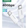 UGREEN UG-40113 40Gbps USB4 Cable - 80cm Charging USB2.0 USB3.0 UGREEN UG-40113 40Gbps USB4 Cable - 80cm Charging USB2.0 USB3.0
