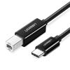 UGREEN UG-50446 USB 2.0 USB-C to USB-B Cable - 2m - Black Printer Compatible UGREEN UG-50446 USB 2.0 USB-C to USB-B Cable - 2m - Black Printer Compatible