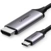 UGREEN UG-50570 USB-C to HDMI Cable - 1.5m - Grey / Black Aluminum Shell UGREEN UG-50570 USB-C to HDMI Cable - 1.5m - Grey / Black Aluminum Shell